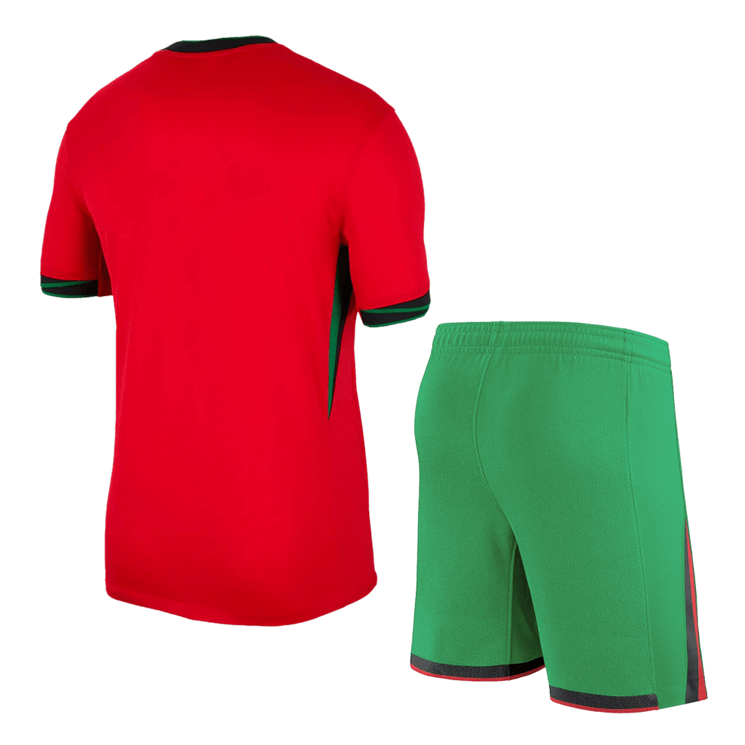 Camiseta local de Portugal para la Eurocopa 2024 (Camiseta y pantalón corto) 