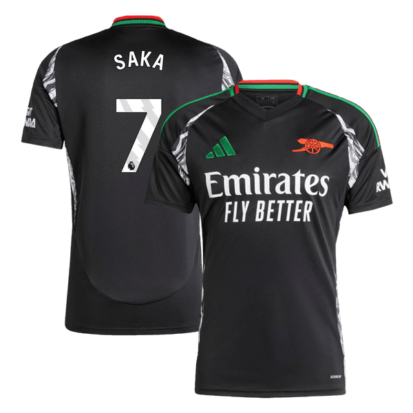 Arsenal SAKA #7 Away Soccer Jersey 2024/25 - Football Shirt | SmartJerseys | Official Quality