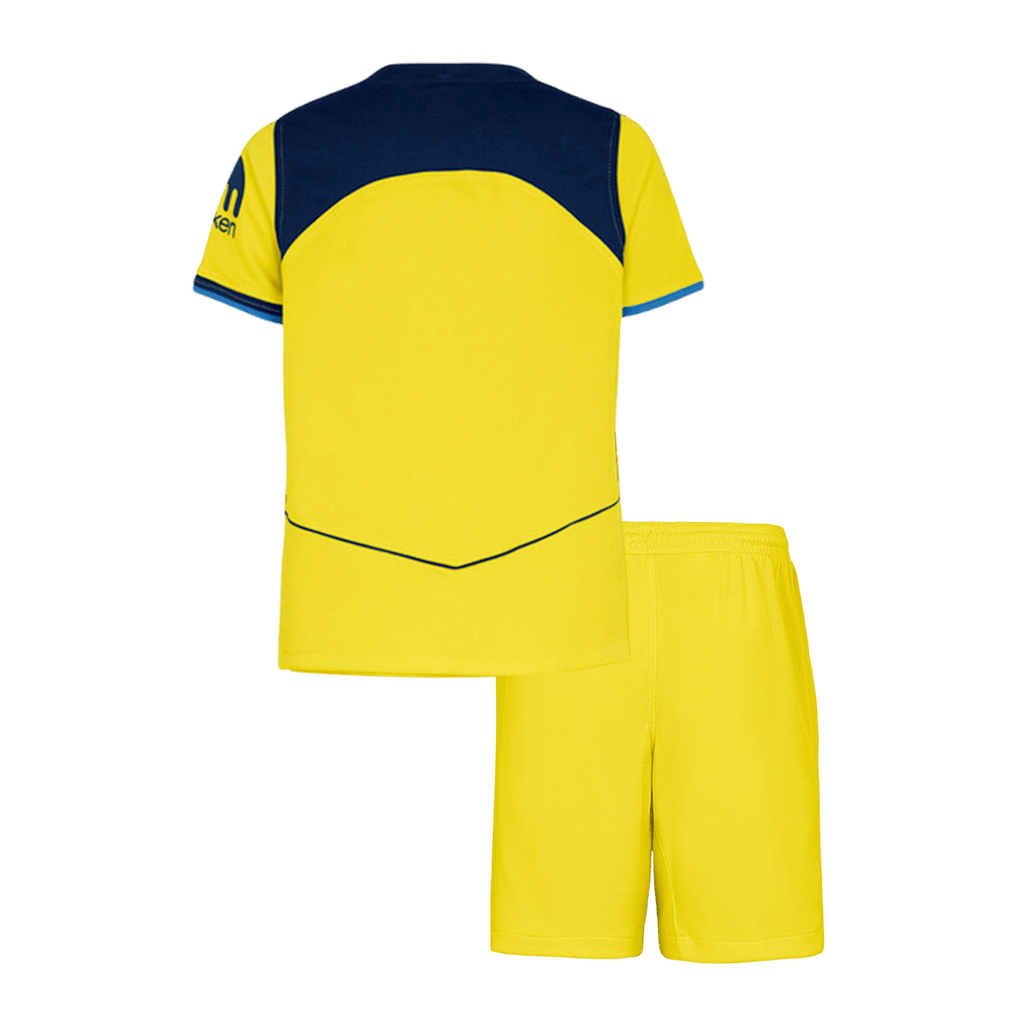 Kid's Tottenham Hotspur Third Soccer Jersey Kit(Jersey+Shorts) 25/26 Yellow