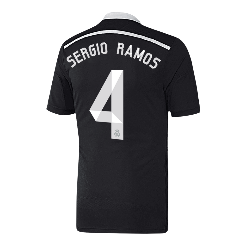 Real Madrid SERGIO RAMOS #4 Third Away Soccer Jersey Retro 2014/15 - Football Shirt | SmartJerseys | Official Quality