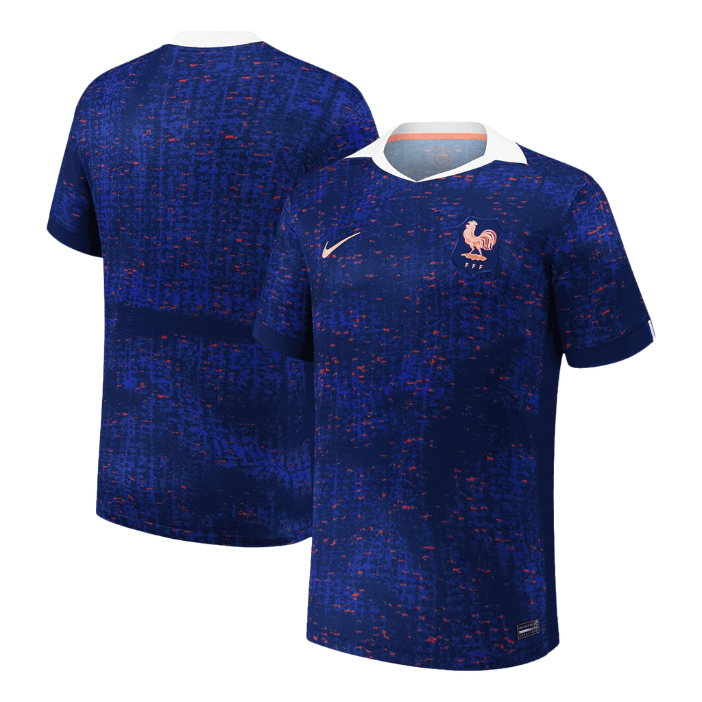 Maillot domicile de l'équipe de France masculine 2025 bleu - Euro féminin
