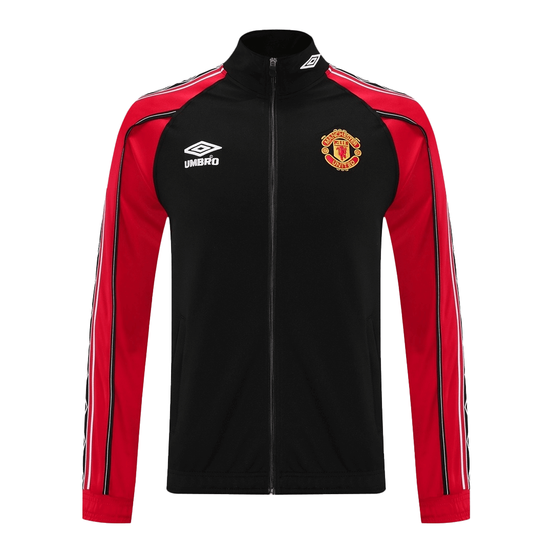 25/26 Manchester United Training Jacket Red&Black - Football Shirt | SmartJerseys | Official Quality