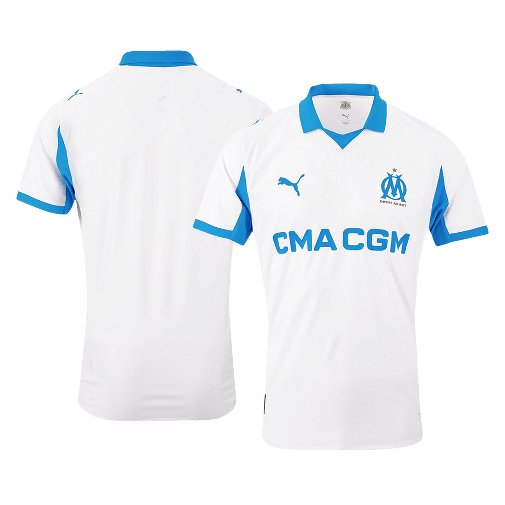 Marseille Home Soccer Jersey Authentic 2025/26