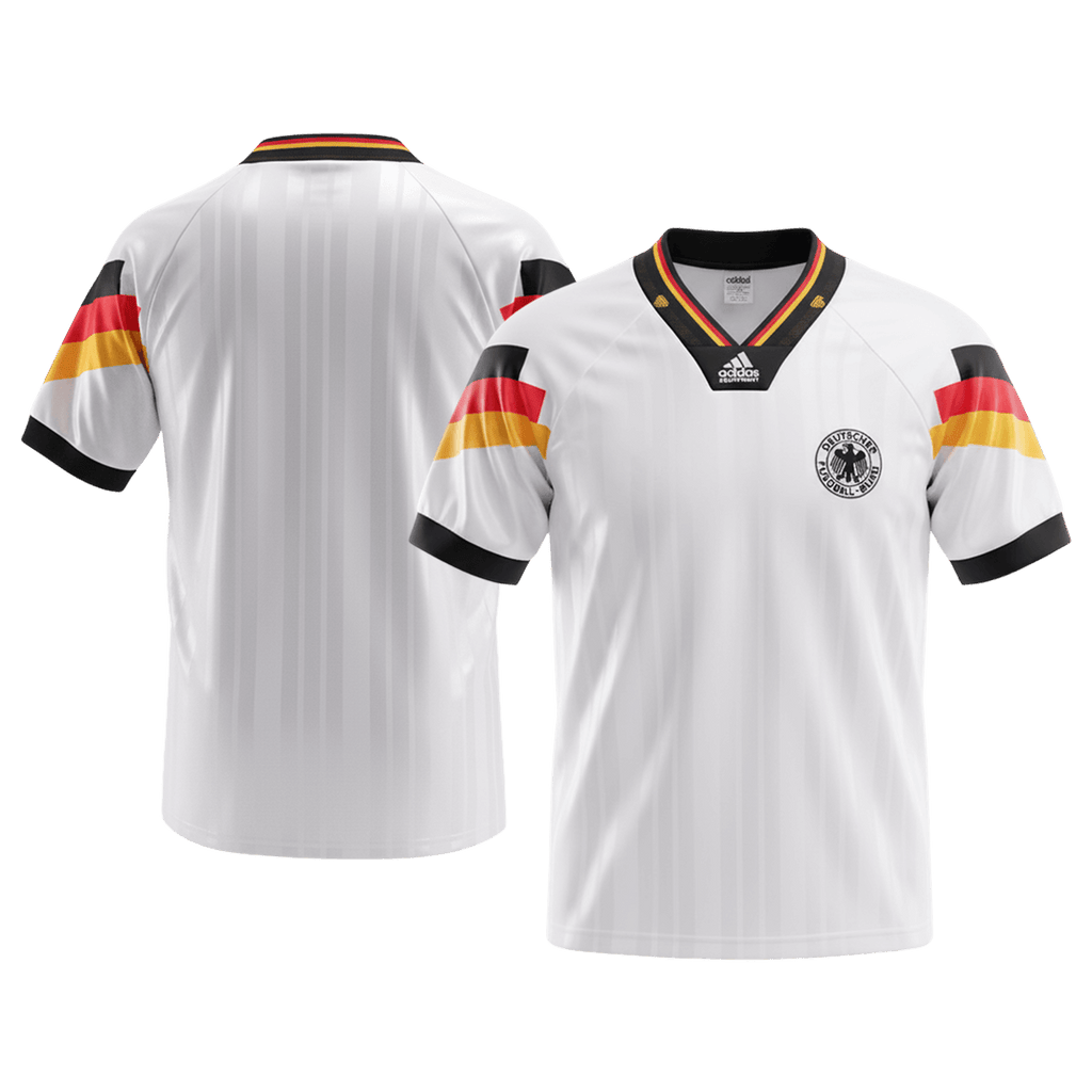 Camiseta de fútbol retro de Alemania de 1992