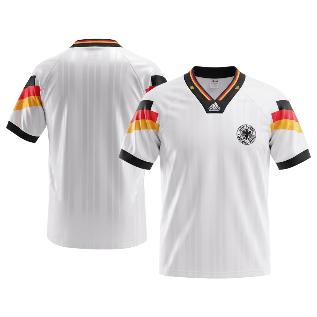 Camiseta de fútbol retro de Alemania de 1992