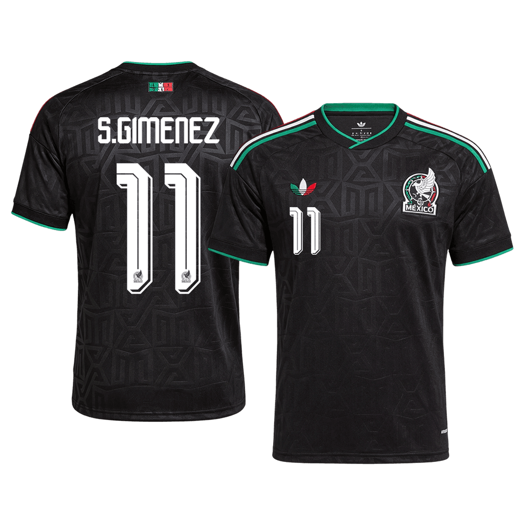 S.GIMENEZ #11 Mexico Third Soccer Jersey World Cup 2026 Black