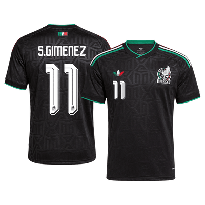 S.GIMENEZ #11 Mexico Third Soccer Jersey World Cup 2026 Black