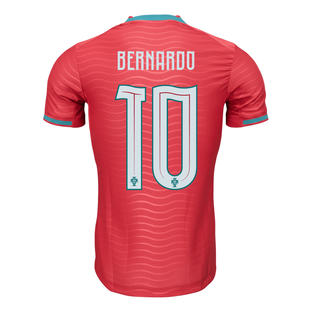 Portugal BERNARDO #10 Home Soccer Jersey Authentic 2026