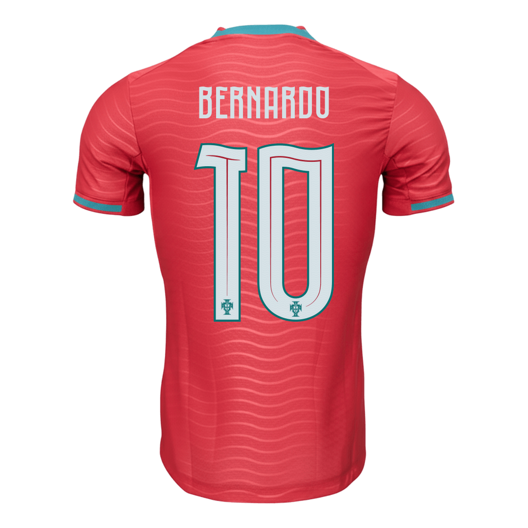 Portugal BERNARDO #10 Home Soccer Jersey Authentic 2026