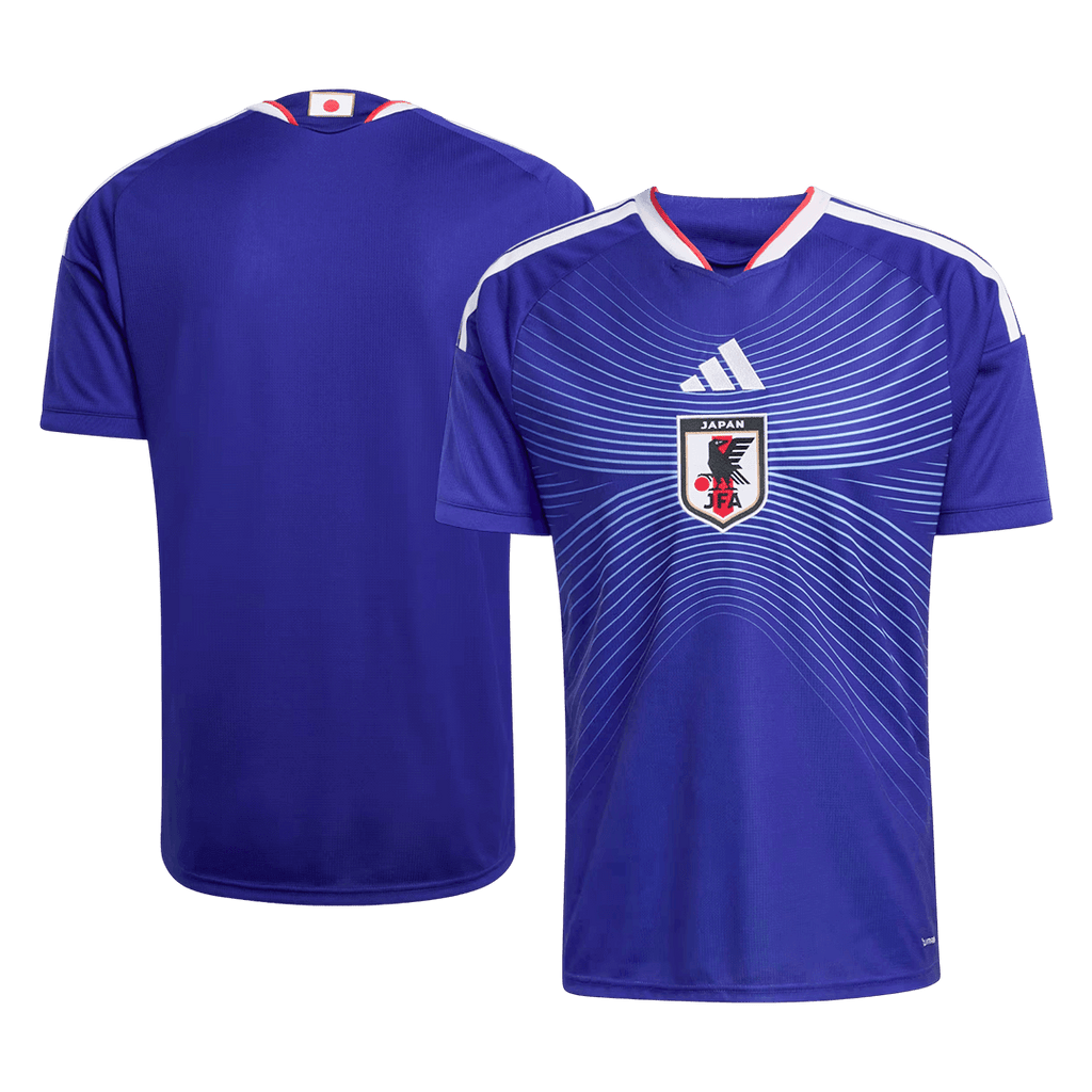 Camiseta de fútbol local de Japón para la Copa Mundial 2026, color azul marino