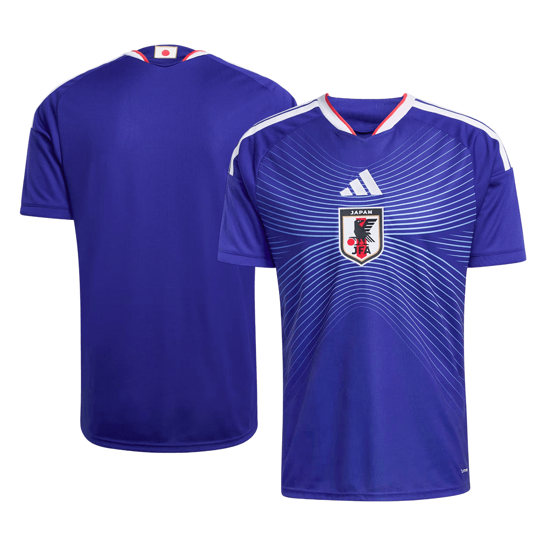 Camiseta de fútbol local de Japón para la Copa Mundial 2026, color azul marino