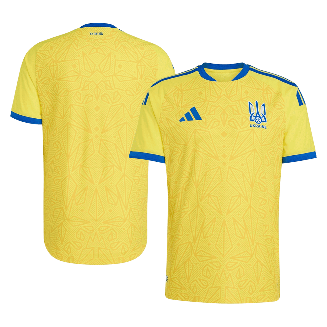 Ukraine Home Soccer Jersey World Cup 2026 Yellow