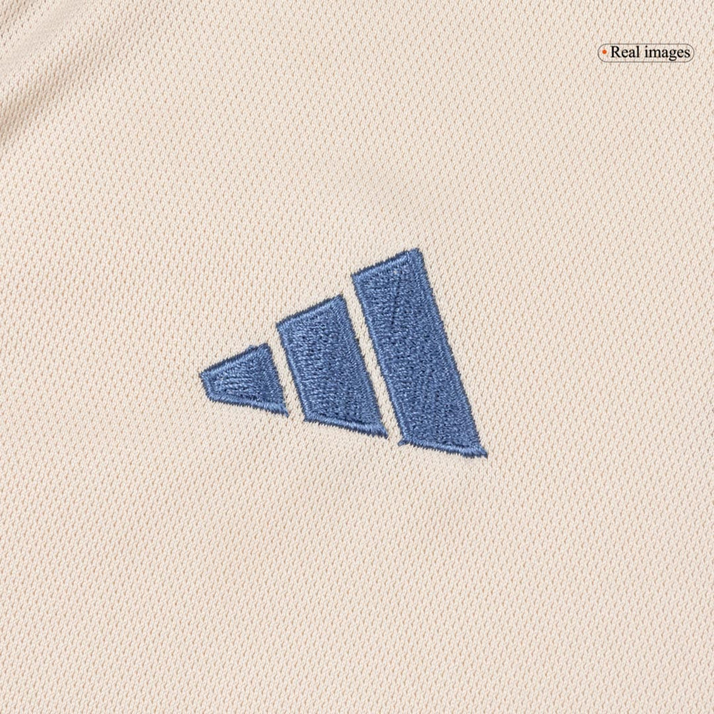 Camiseta de fútbol visitante del Ajax para niños, color blanco, talla 25/26