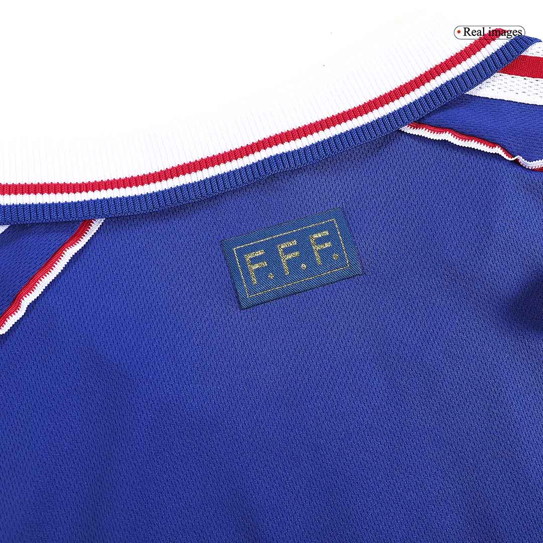 France HENRY #12 Home Soccer Jersey Retro 1998