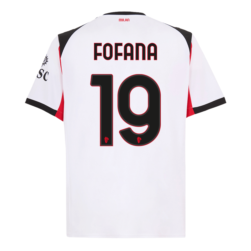 AC Milan FOFANA #19 Away Soccer Jersey 2025/26