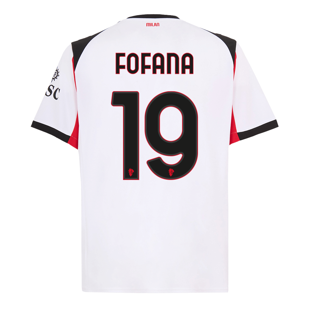 AC Milan FOFANA #19 Away Soccer Jersey 2025/26