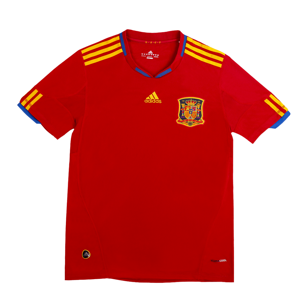 Spain Home Soccer Jersey Retro 2010