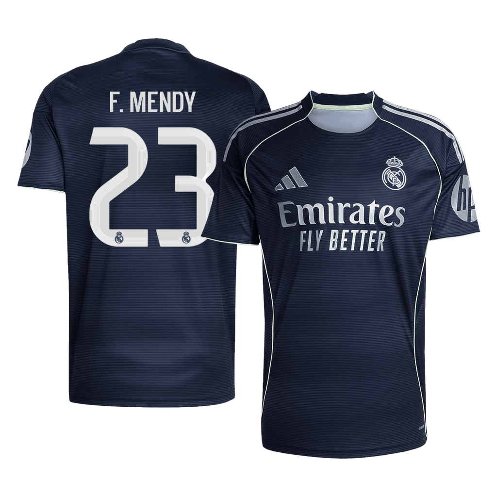Real Madrid F.MENDY #23 Away Soccer Jersey 2025/26 - Football Shirt | SmartJerseys | Official Quality