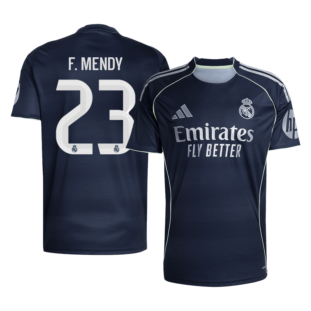 Real Madrid F.MENDY #23 Away Soccer Jersey 2025/26 - Football Shirt | SmartJerseys | Official Quality
