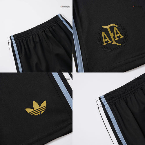 Kit de camiseta de fútbol de Argentina 2024 para niños (camiseta y pantalón corto) - 50.º aniversario