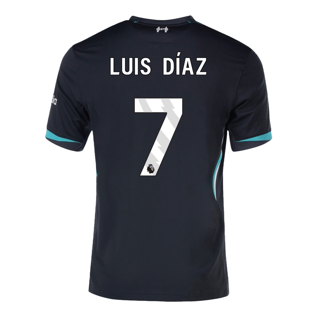 Liverpool LUIS DÍAZ #7 Away Jersey 2024/25