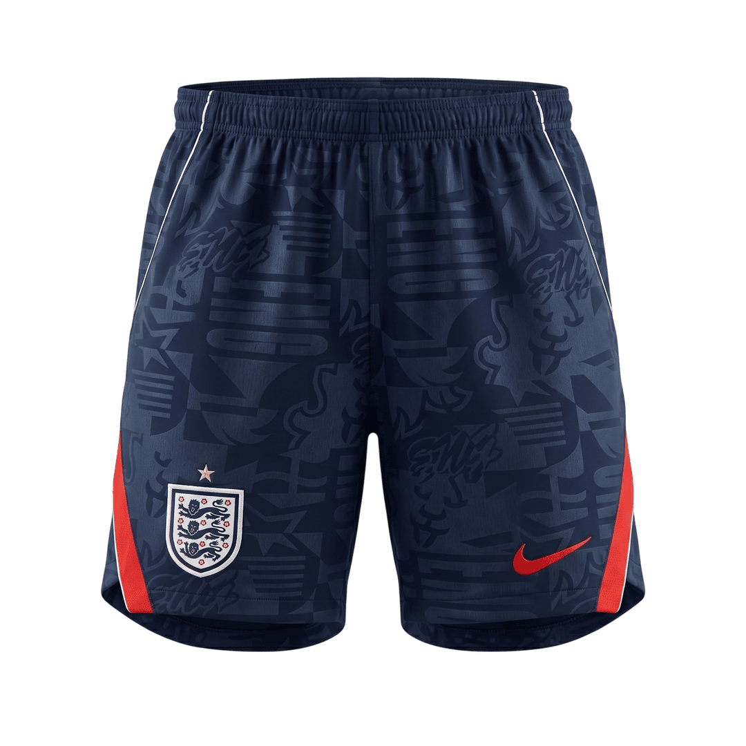 England Away Soccer Shorts 2026