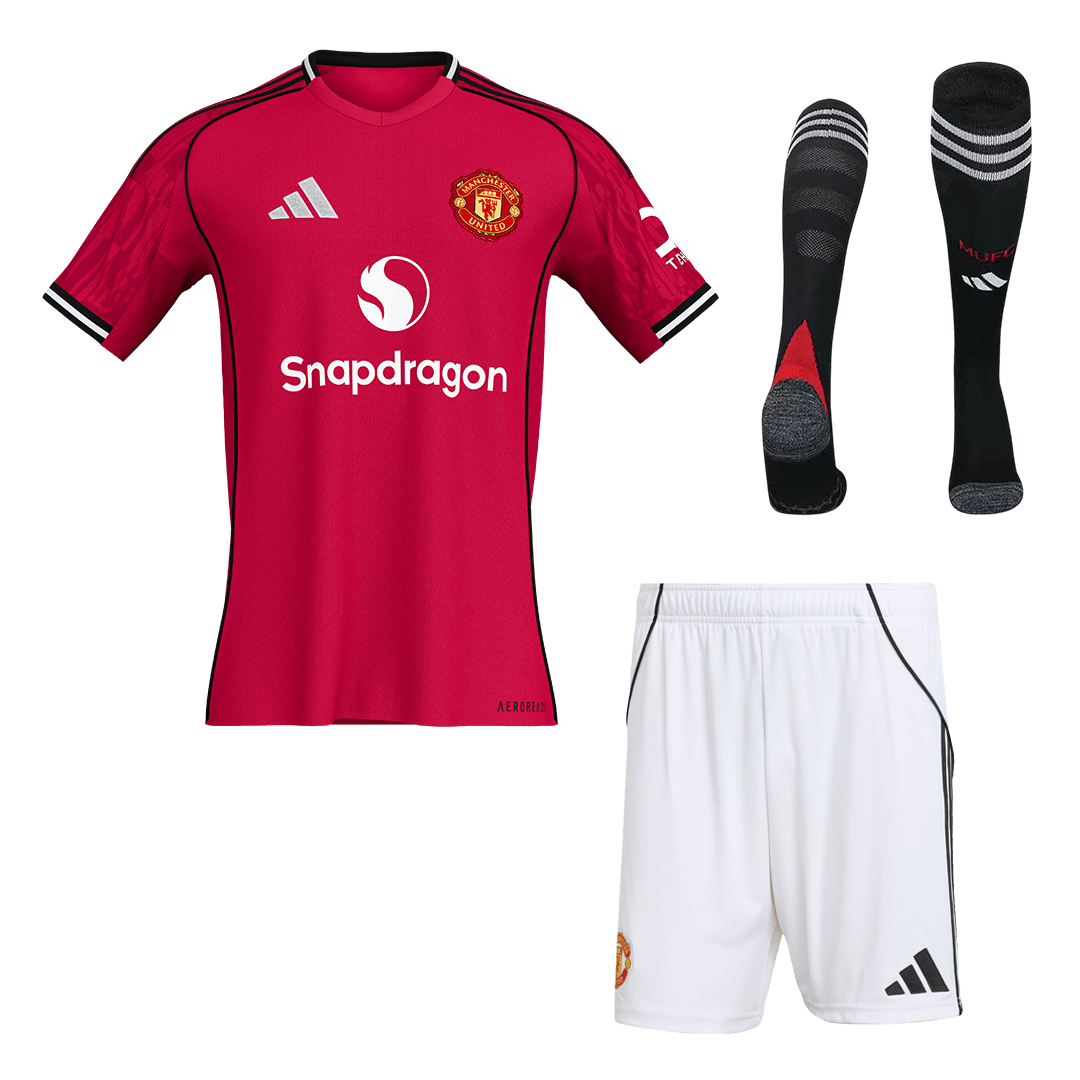 Manchester United Home Soccer Jersey Kit 2025/26 - Football Shirt | SmartJerseys | Official Quality