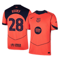 Barcelona ROONY #28 Third Away Soccer Jersey 2025/26 - Football Shirt | SmartJerseys | Official Quality