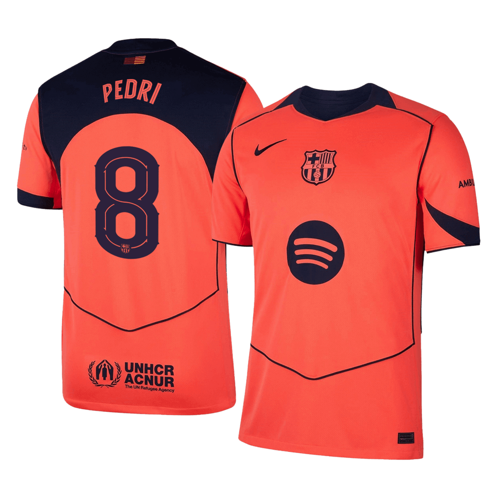 Barcelona PEDRI #8 Third Away Soccer Jersey 2025/26 - UCL Edition - Football Shirt | SmartJerseys | Official Quality