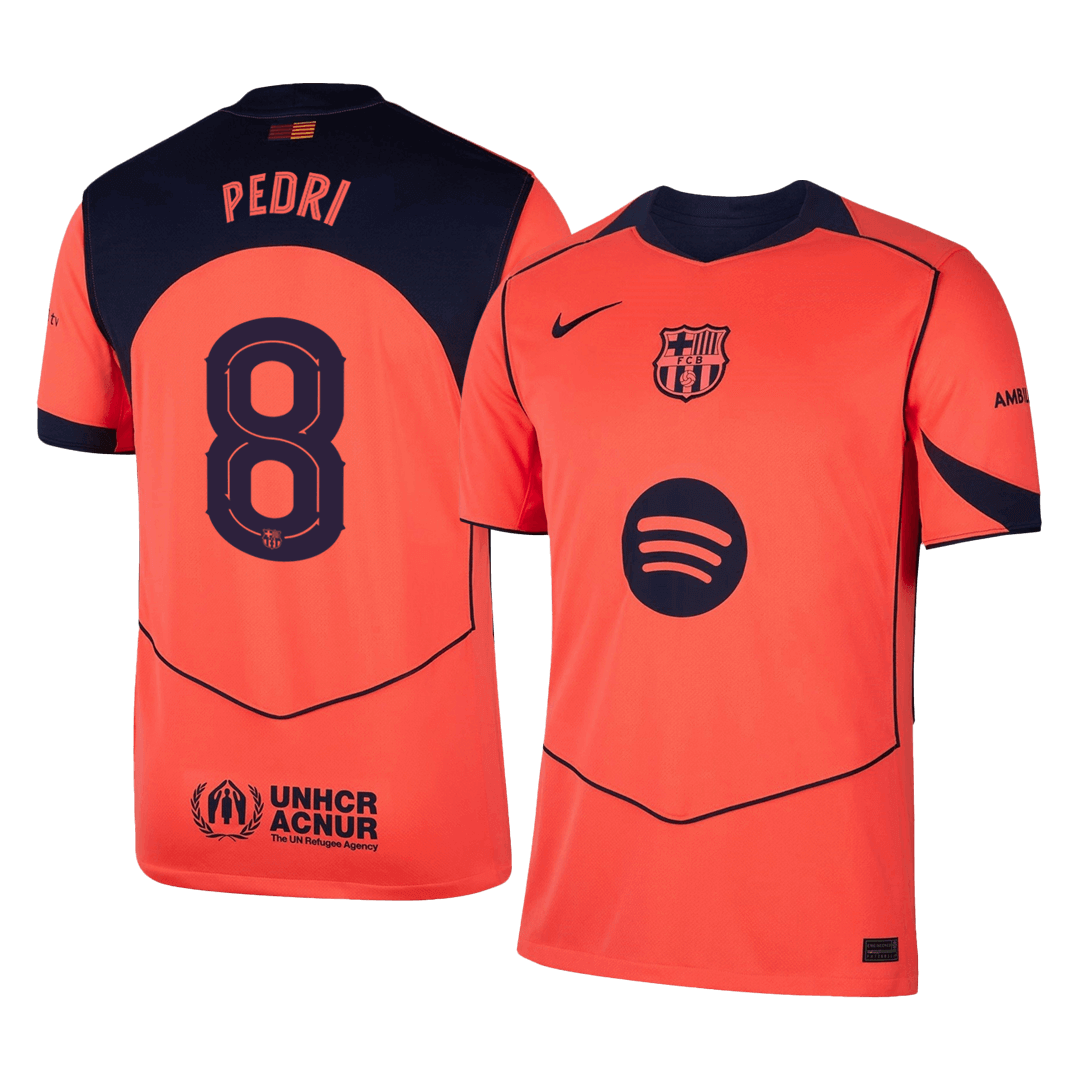 Barcelona PEDRI #8 Third Away Soccer Jersey 2025/26 - UCL Edition - Football Shirt | SmartJerseys | Official Quality