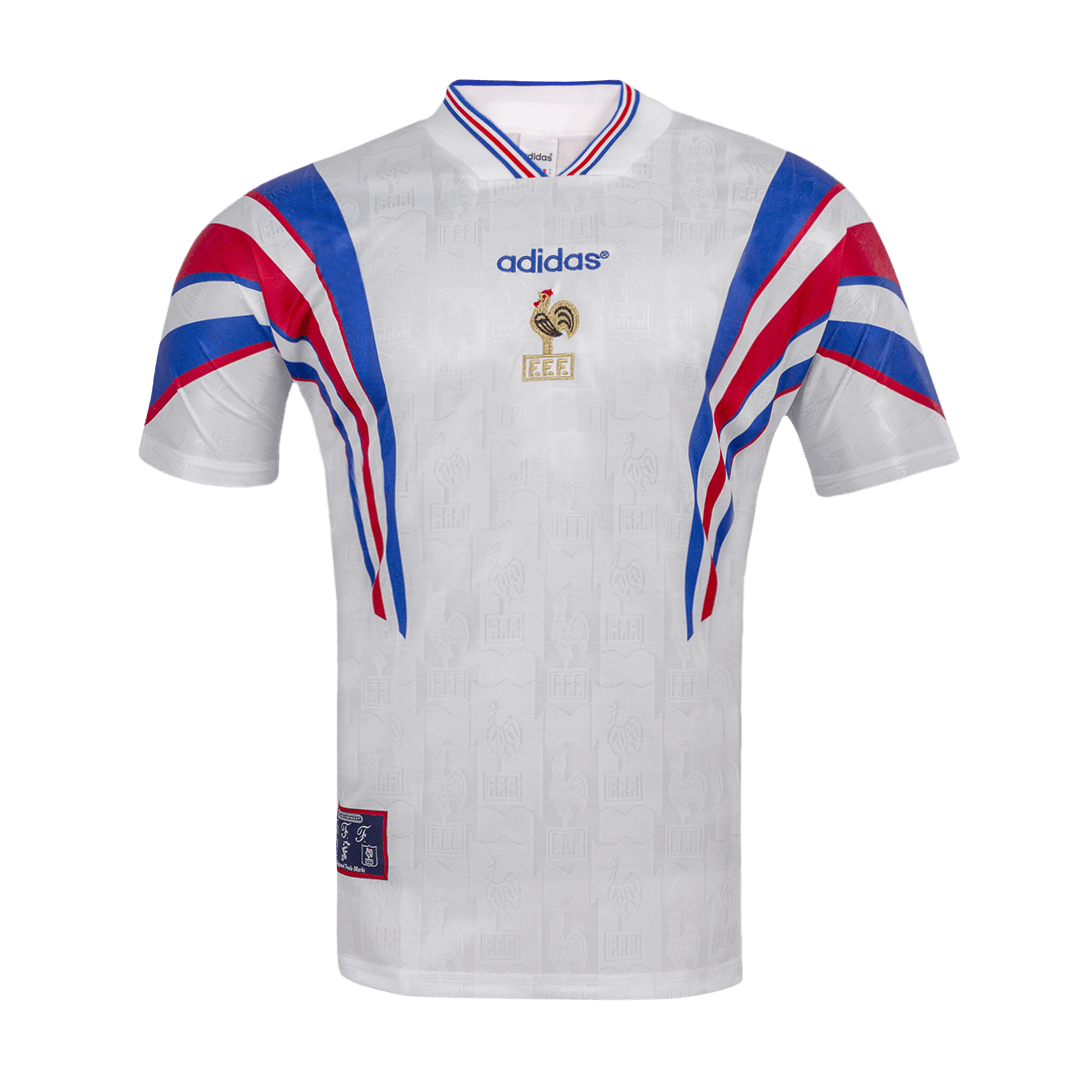 France Away Soccer Jersey Retro 1996 - Football Shirt | SmartJerseys | Official Quality