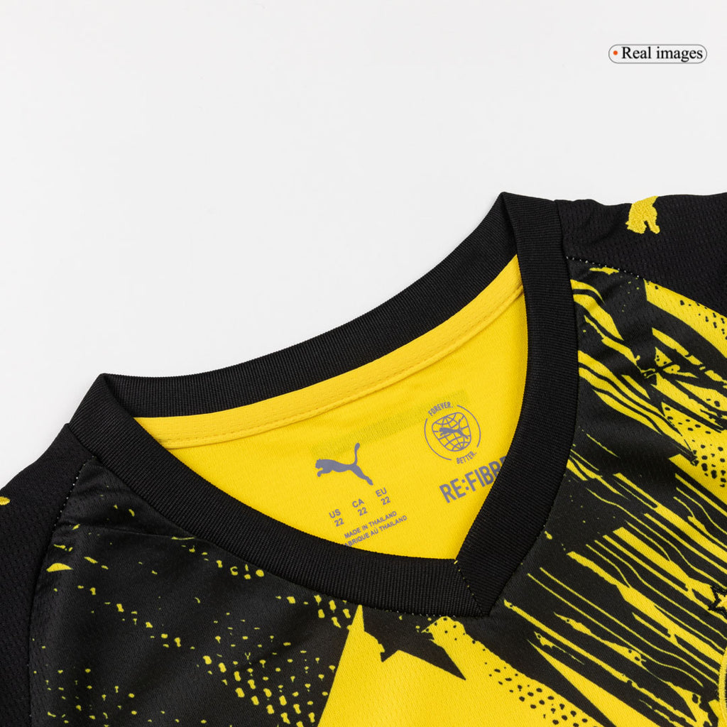 Kid's Borussia Dortmund Home Soccer Jersey Kit(Jersey+Shorts) 25/26 Yellow