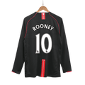 Manchester United ROONEY #10 Away Soccer Jersey Retro 2007/08 - Long Sleeve - Football Shirt | SmartJerseys | Official Quality