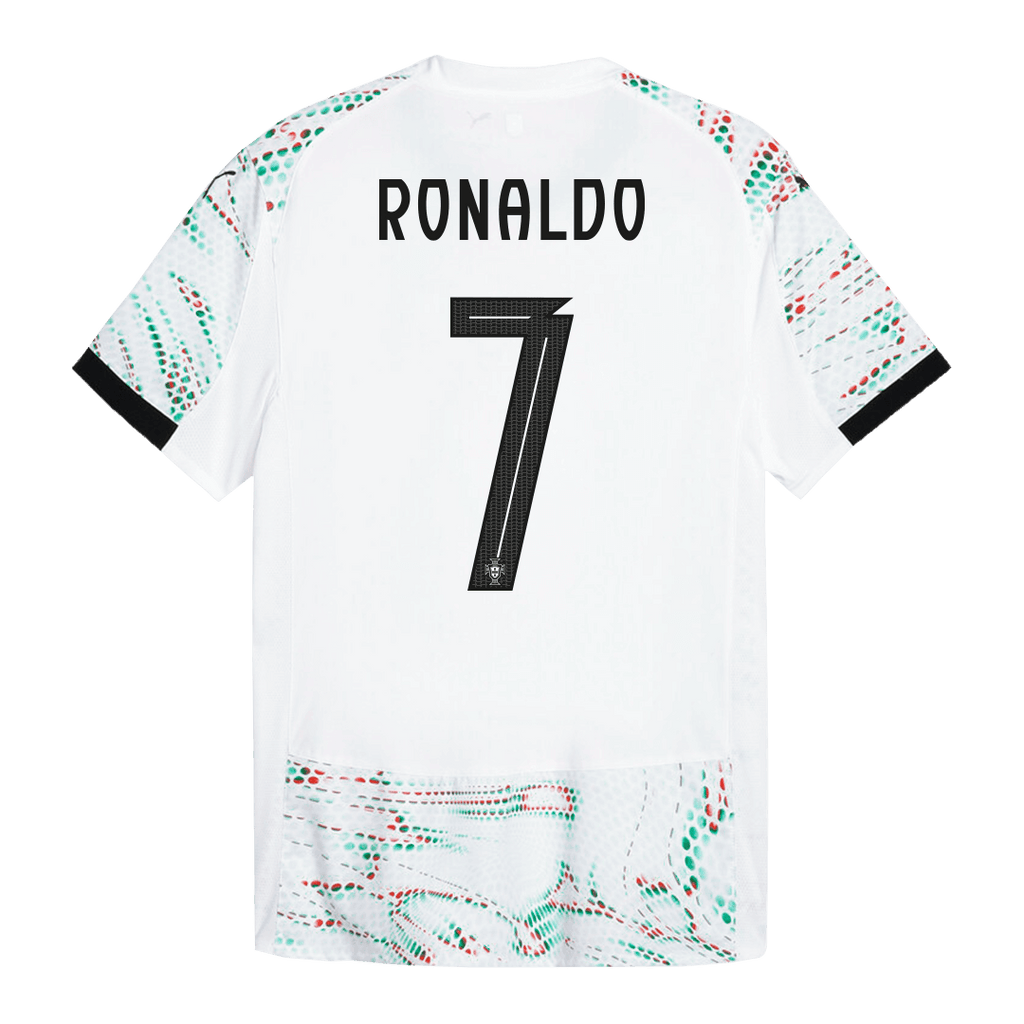 Portugal RONALDO #7 Away Soccer Jersey Authentic 2025