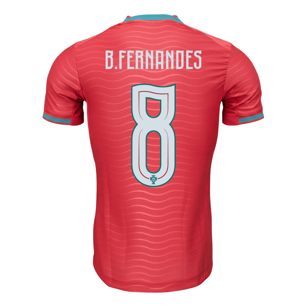 Portugal B.FERNANDES #8 Home Soccer Jersey Authentic 2026