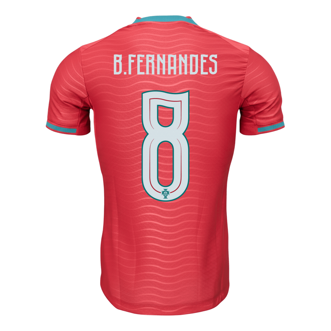 Portugal B.FERNANDES #8 Home Soccer Jersey Authentic 2026