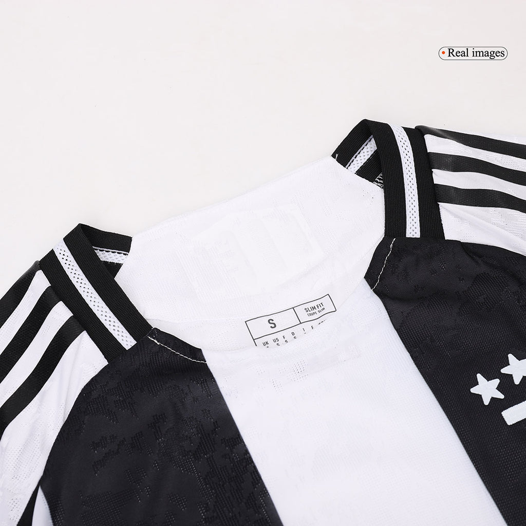 Juventus Home Soccer Jersey Authentic 2024/25- Save The Children Sponsor