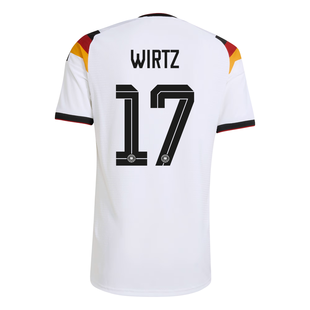 Maillot de football domicile authentique Allemagne WIRTZ n° 17 2026