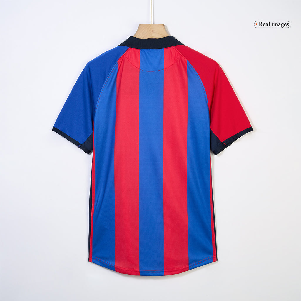 Barcelona Home Soccer Jersey Retro 2001/02