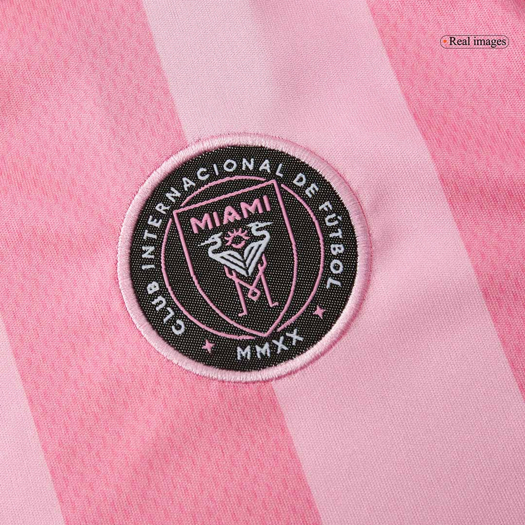Inter Miami CF Home Soccer Jersey Kit 2025 Kids(Jersey+Shorts)
