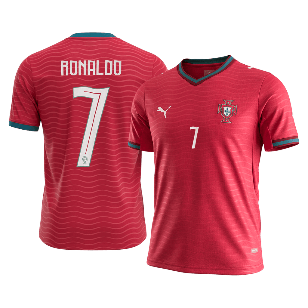 RONALDO#7 Portugal Home Soccer Jersey World Cup 2026 Red - Football Shirt | SmartJerseys | Official Quality