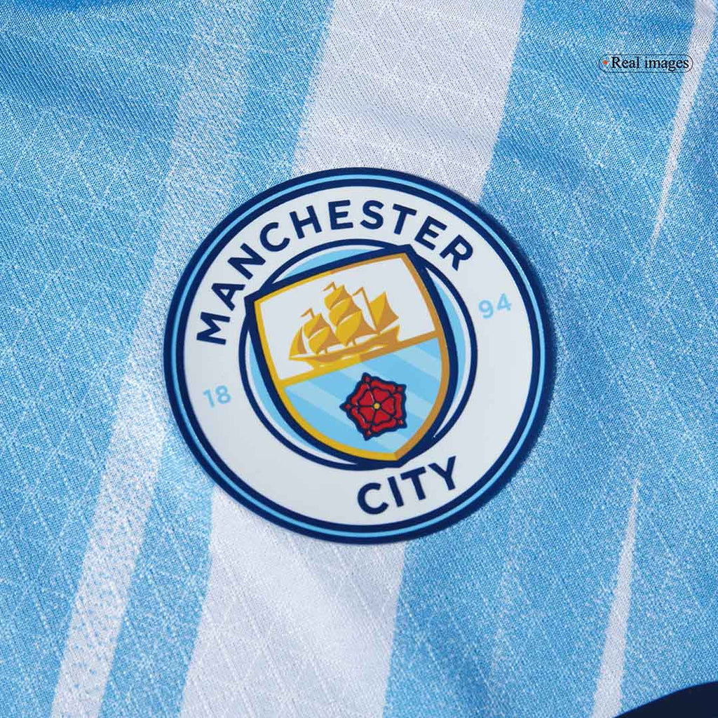 Authentic Manchester City Home Soccer Jersey 2025/26 Blue