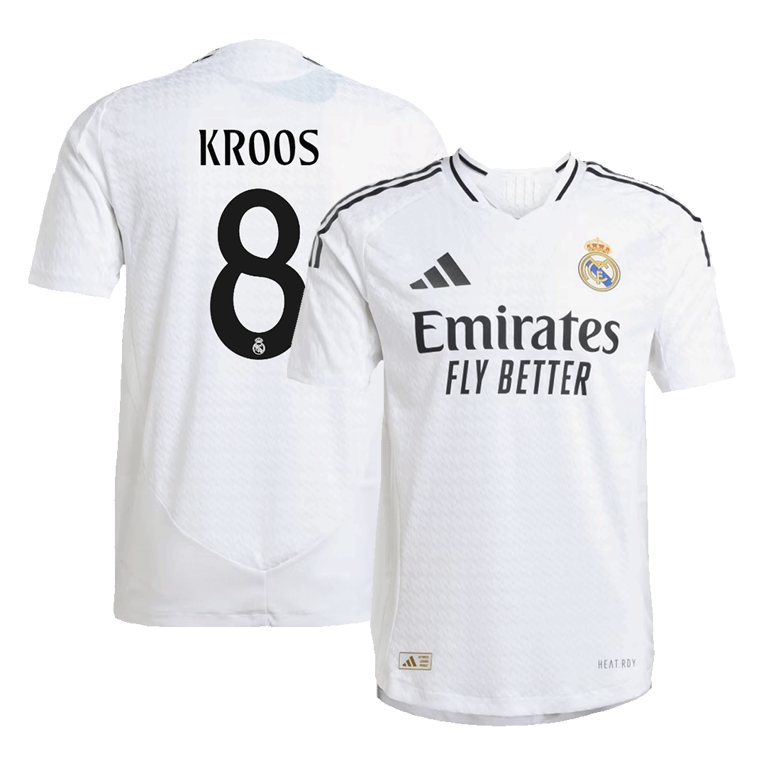 Real Madrid KROOS #8 Home Jersey Authentic - Football Shirt | SmartJerseys | Official Quality