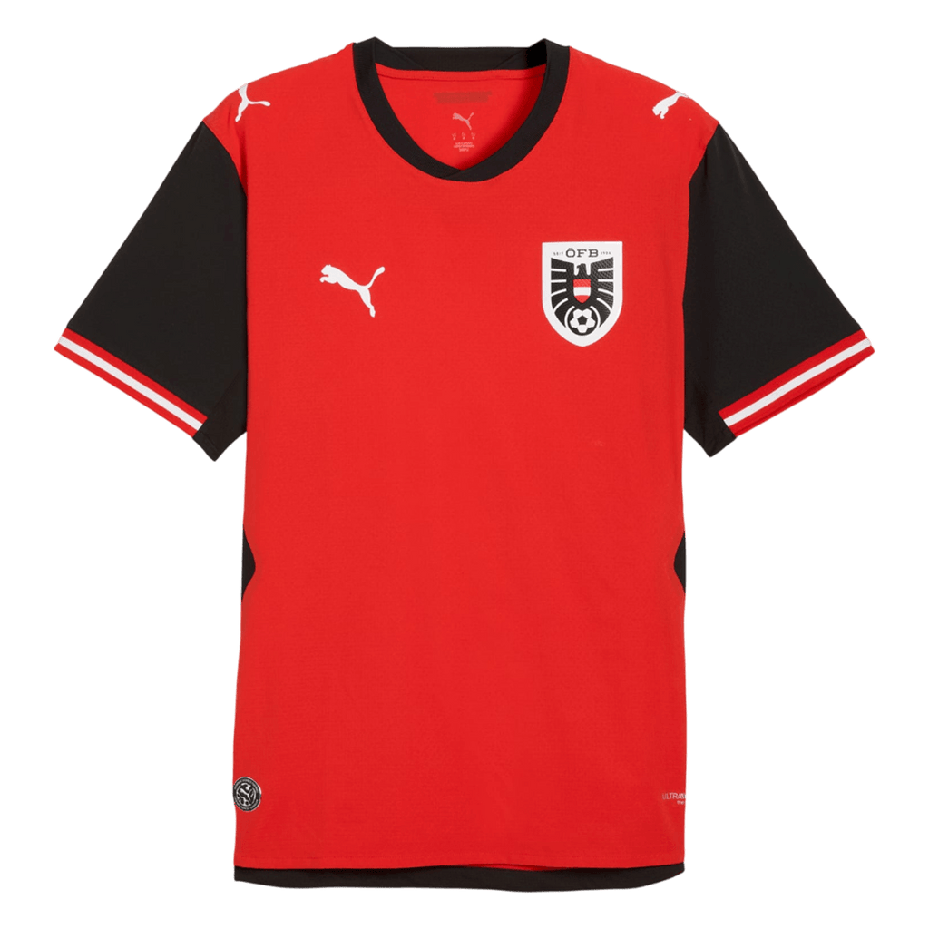 Austria Home Soccer Jersey Authentic 2026