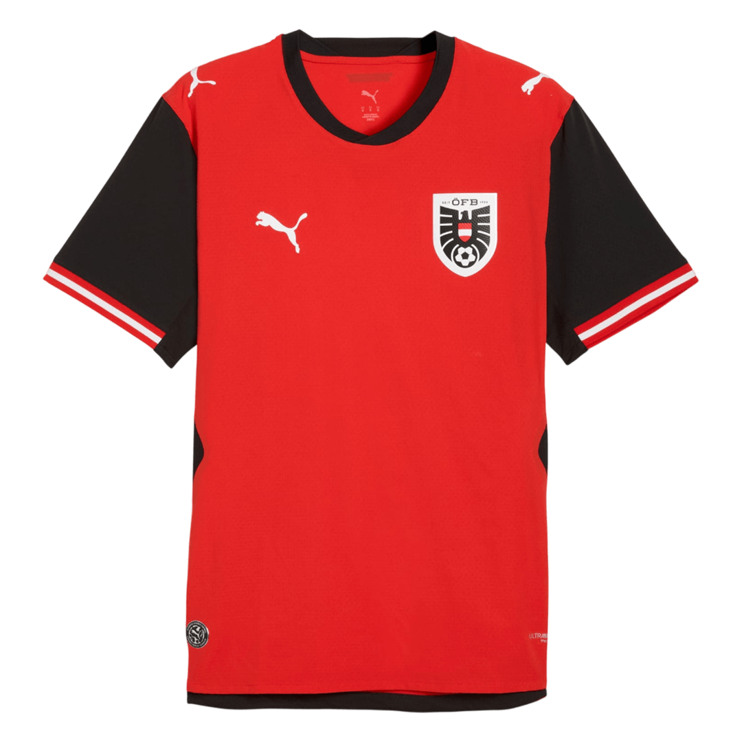 Austria Home Soccer Jersey Authentic 2026