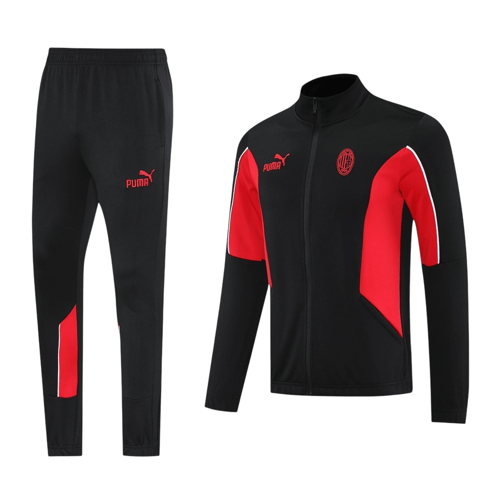 AC Milan Training Kit 2025/26 - Black (Jacket+Pants)