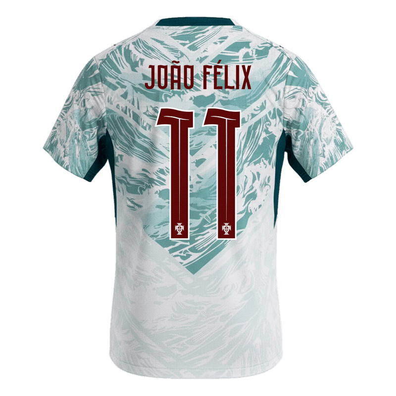JOÃO FÉLIX #11 Portugal Away Soccer Jersey World Cup 2026 White&Green
