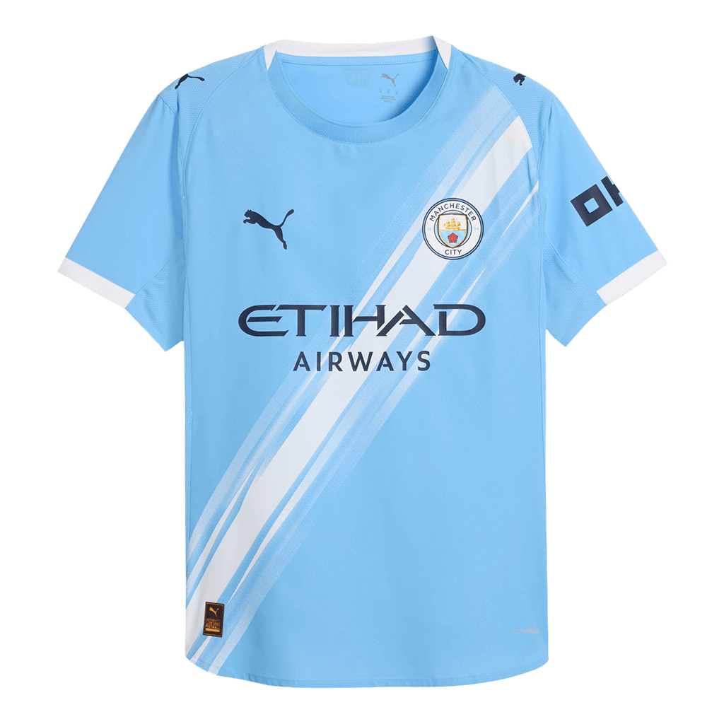 Authentic Manchester City Home Soccer Jersey 2025/26 Blue - Football Shirt | SmartJerseys | Official Quality