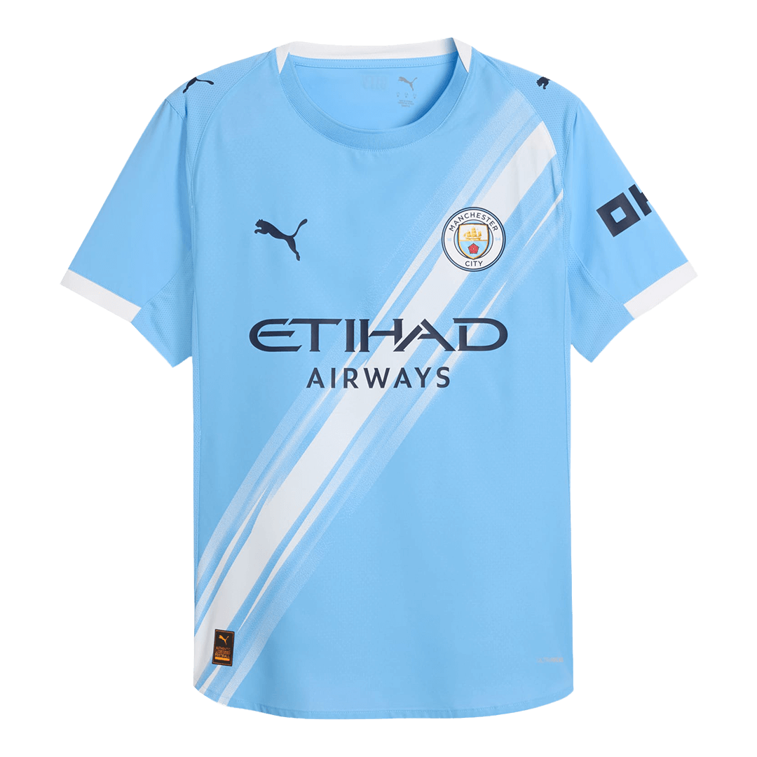Authentic Manchester City Home Soccer Jersey 2025/26 Blue - Football Shirt | SmartJerseys | Official Quality