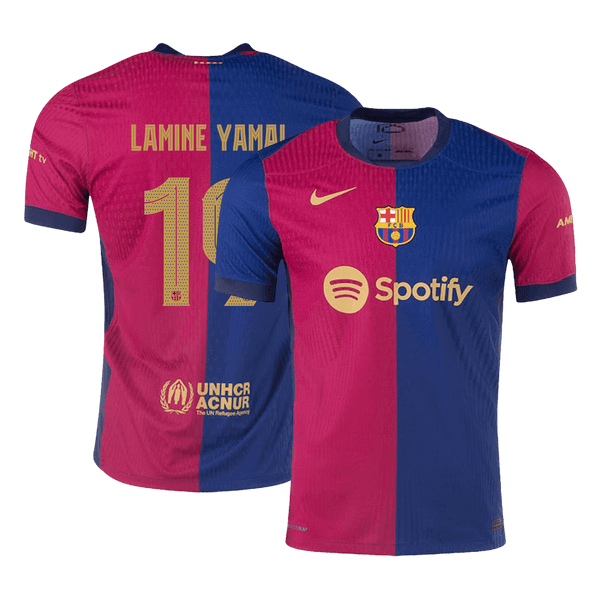Barcelona LAMINE YAMAL #19 Home Jersey Authentic 2024/25 - UCL Edition - Football Shirt | SmartJerseys | Official Quality